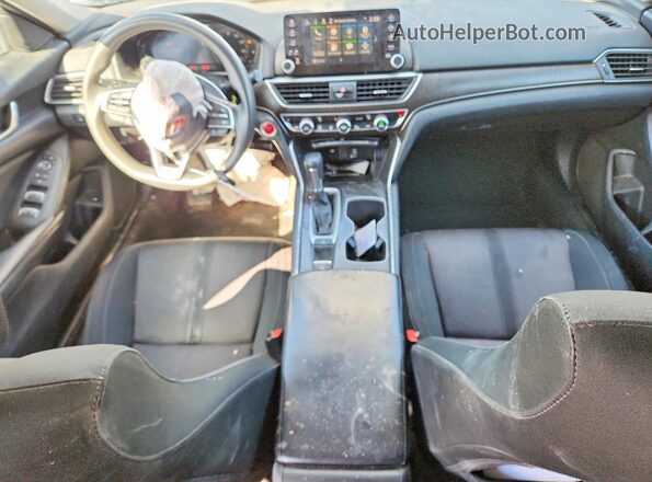 1HGCV1F41JA032242 2018 HONDA ACCORD Черный Вид панели приборов