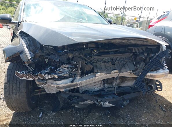 1HGCV1F41JA055584 2018 HONDA ACCORD Black წინა ხედი
