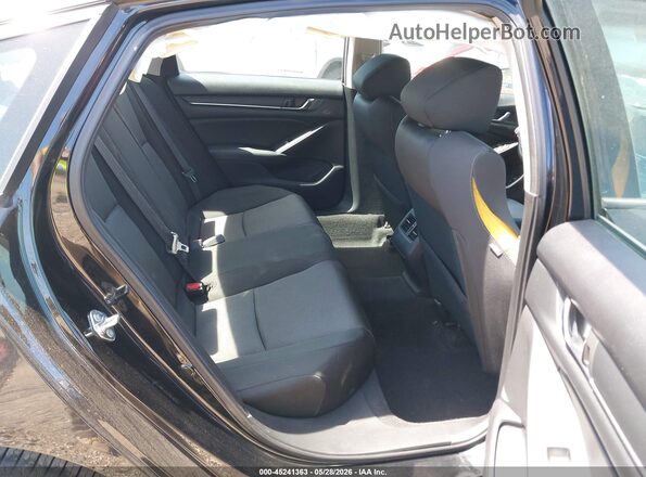 1HGCV1F41JA055584 2018 HONDA ACCORD Black VIN კოდის სტიკერის ხედი