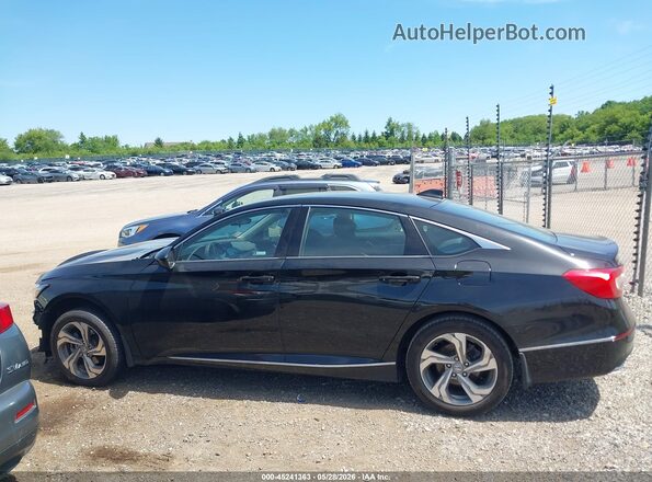 1HGCV1F41JA055584 2018 HONDA ACCORD Black სალონის 360-გრადუსიანი ხედი