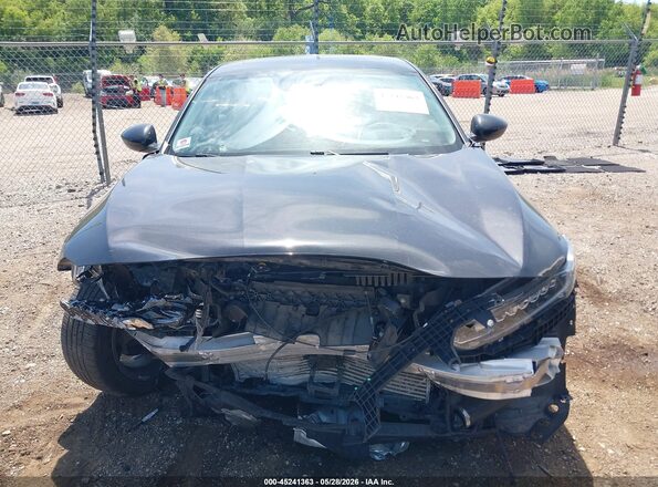 1HGCV1F41JA055584 2018 HONDA ACCORD Black ხელსაწყოთა პანელის ხედი