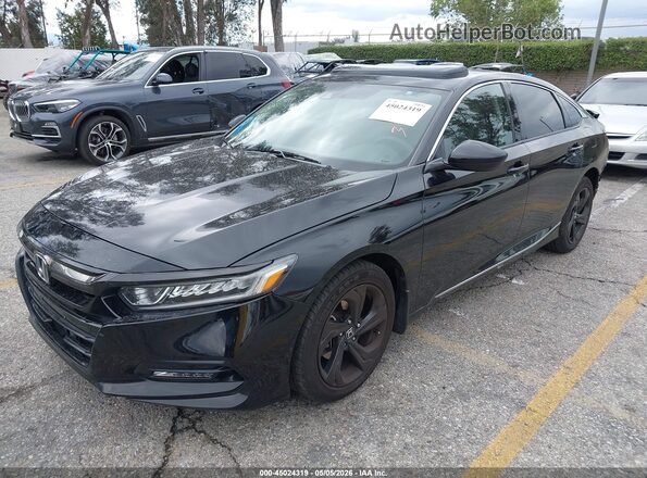 1HGCV1F41KA002854 2019 HONDA ACCORD Черный 
