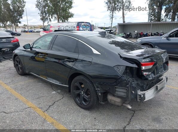 1HGCV1F41KA002854 2019 HONDA ACCORD Черный 