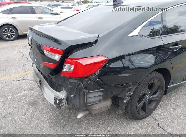 1HGCV1F41KA002854 2019 HONDA ACCORD Черный 