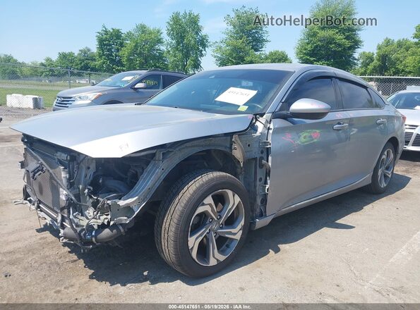 1HGCV1F41KA149160 2019 HONDA ACCORD Silver Front left