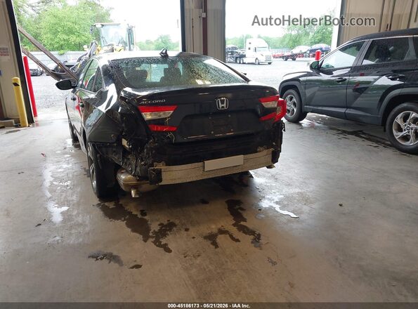 1HGCV1F41LA062389 2020 HONDA ACCORD Black Դիմացի տեսք
