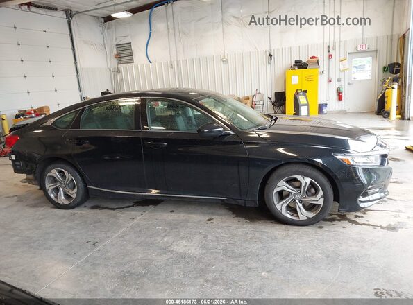 1HGCV1F41LA062389 2020 HONDA ACCORD Black Սալոնի հետևի տեսք