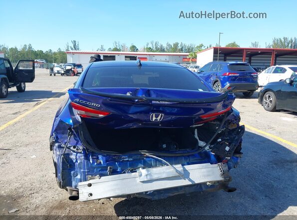 1HGCV1F41NA009243 2022 HONDA ACCORD Blue წინა ხედი