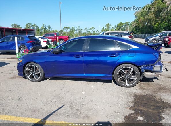 1HGCV1F41NA009243 2022 HONDA ACCORD Blue სალონის 360-გრადუსიანი ხედი