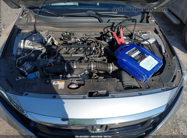1HGCV1F42JA084110 2018 HONDA ACCORD Silver Vista trasera