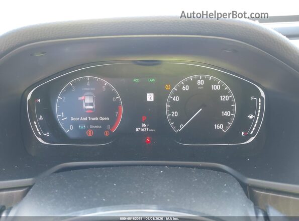 1HGCV1F42JA084110 2018 HONDA ACCORD Silver Vista de los asientos traseros