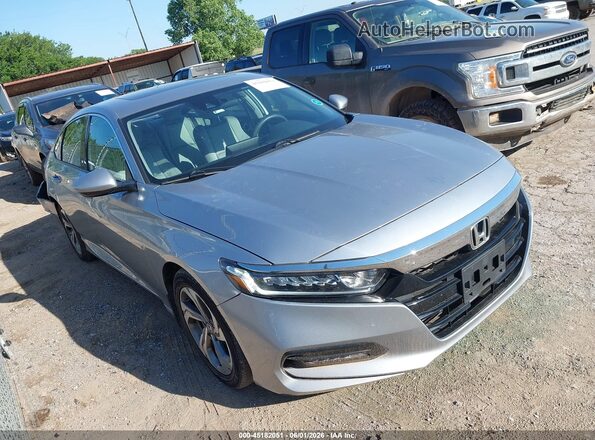 1HGCV1F42JA084110 2018 HONDA ACCORD Silver Vista interior de 360 grados