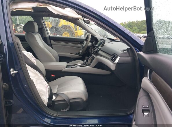 1HGCV1F42JA264607 2018 HONDA ACCORD Blue Սալոնի դիմացի տեսք