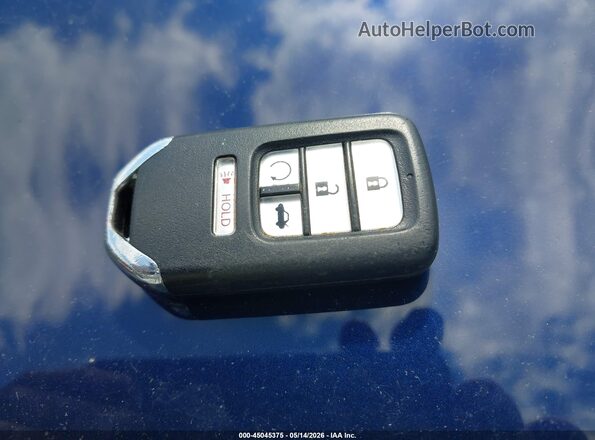 1HGCV1F42JA264607 2018 HONDA ACCORD Blue Առջևի վահանակի տեսք