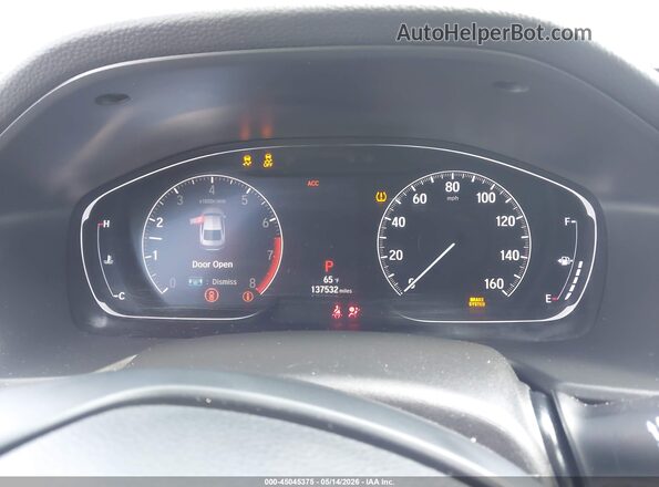 1HGCV1F42JA264607 2018 HONDA ACCORD Blue Հետևի նստատեղերի տեսք