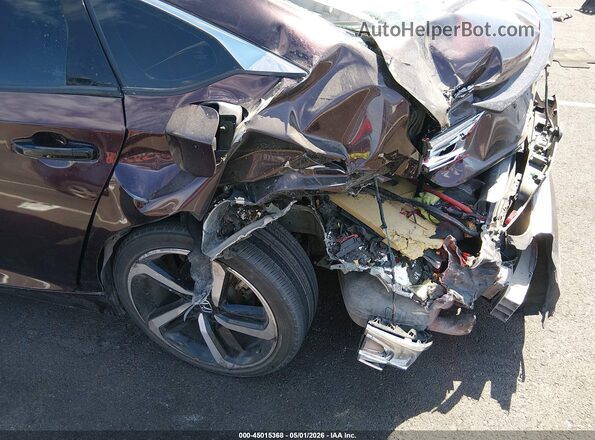 1HGCV1F42NA097414 2022 HONDA ACCORD Purple Вид спереду