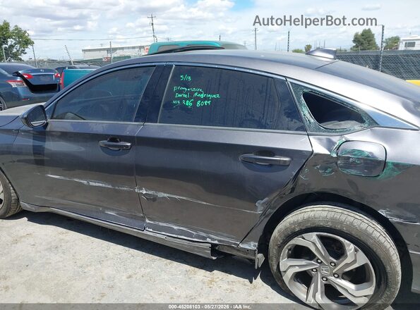 1HGCV1F43JA153404 2018 HONDA ACCORD Gray Սալոնի 360 աստիճան տեսք