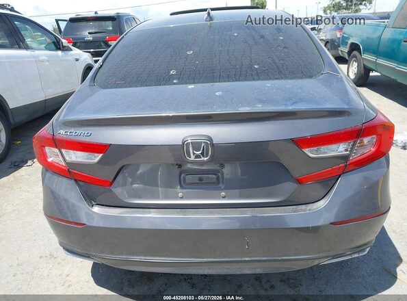 1HGCV1F43JA153404 2018 HONDA ACCORD Gray 
