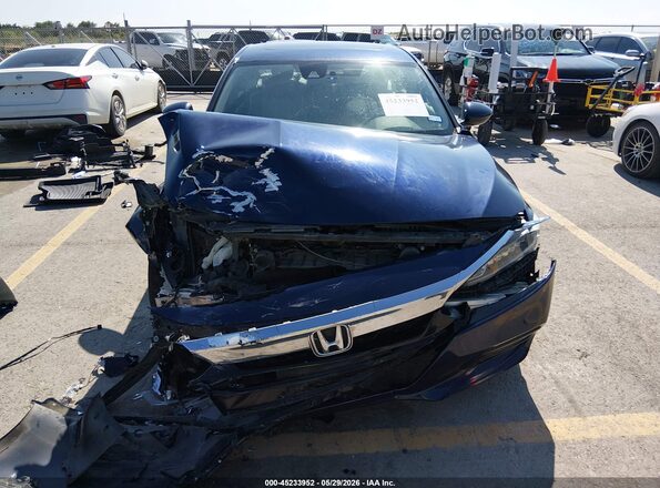 1HGCV1F43KA032647 2019 HONDA ACCORD Black წინა ხედი