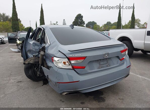 1HGCV1F43NA074224 2022 HONDA ACCORD Серый Задняя левая четверть