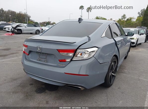 1HGCV1F43NA074224 2022 HONDA ACCORD Серый Задняя правая четверть