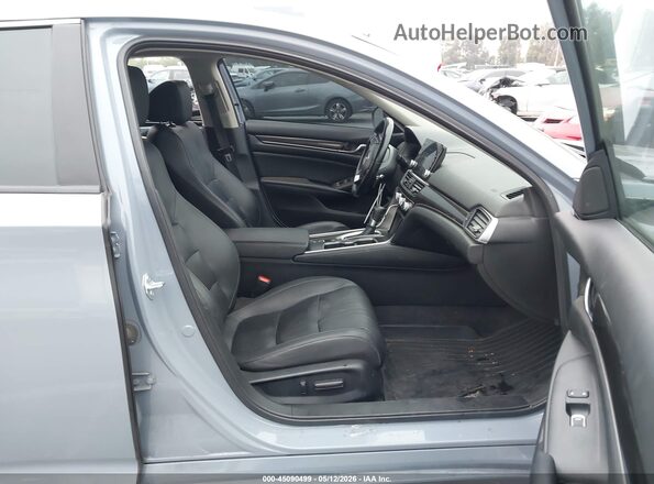 1HGCV1F43NA074224 2022 HONDA ACCORD Серый Вид салона спереди