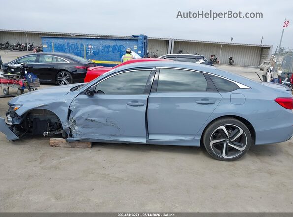 1HGCV1F43NA094425 2022 HONDA ACCORD Gray Widok wnętrza 360 stopni