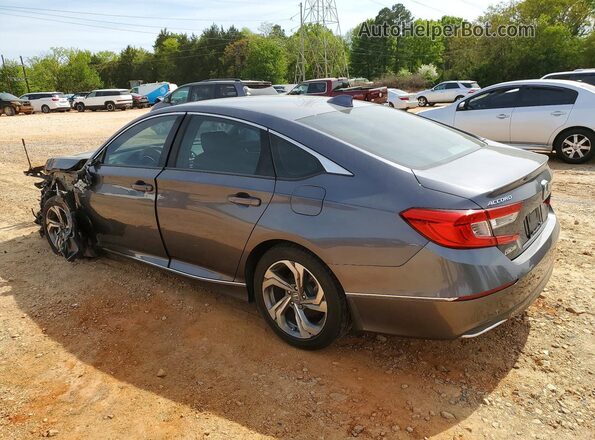 1HGCV1F44JA092385 2018 HONDA ACCORD Серый 