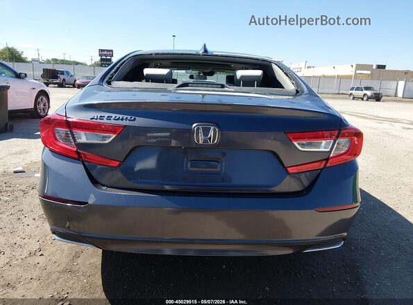 1HGCV1F44JA146235 2018 HONDA ACCORD Gray 