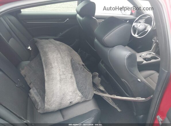 1HGCV1F44KA017753 2019 HONDA ACCORD Red VIN კოდის სტიკერის ხედი