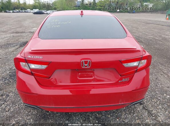 1HGCV1F44KA017753 2019 HONDA ACCORD Red 