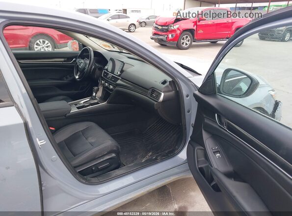 1HGCV1F44MA064493 2021 HONDA ACCORD Light Blue Սալոնի դիմացի տեսք