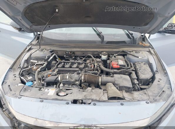 1HGCV1F44MA064493 2021 HONDA ACCORD Light Blue Հետևի տեսք