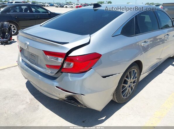 1HGCV1F44MA095386 2021 HONDA ACCORD Silver Դիմացի տեսք