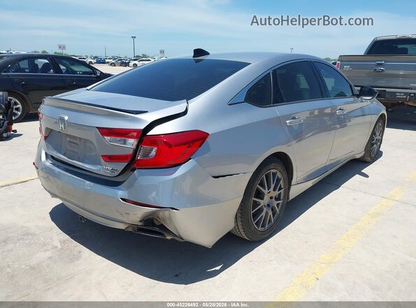 1HGCV1F44MA095386 2021 HONDA ACCORD Silver Հետևի աջ