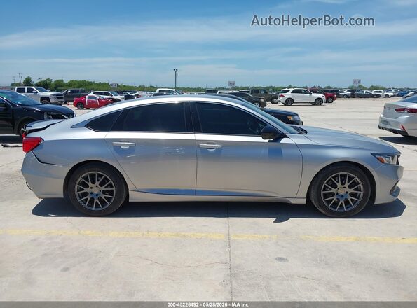 1HGCV1F44MA095386 2021 HONDA ACCORD Silver Սալոնի հետևի տեսք