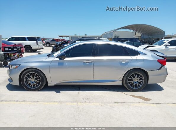 1HGCV1F44MA095386 2021 HONDA ACCORD Silver Սալոնի 360 աստիճան տեսք