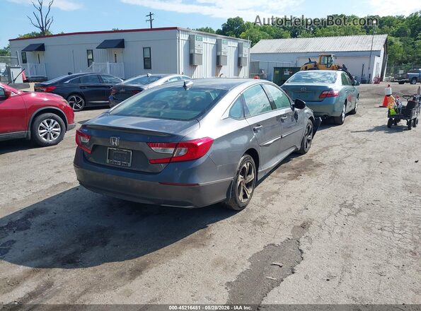1HGCV1F45JA168633 2018 HONDA ACCORD Серый Задняя правая четверть