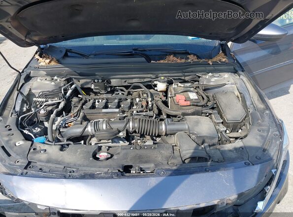 1HGCV1F45JA168633 2018 HONDA ACCORD Серый Вид сзади