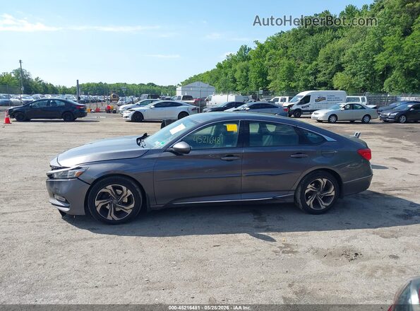 1HGCV1F45JA168633 2018 HONDA ACCORD Серый 