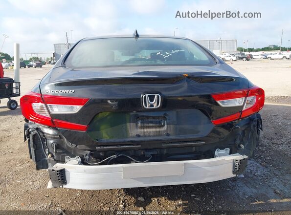 1HGCV1F45KA025943 2019 HONDA ACCORD Black 