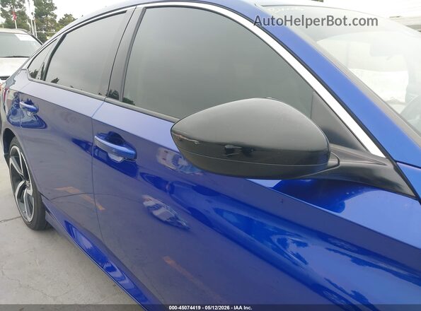 1HGCV1F45MA075289 2021 HONDA ACCORD Синий 