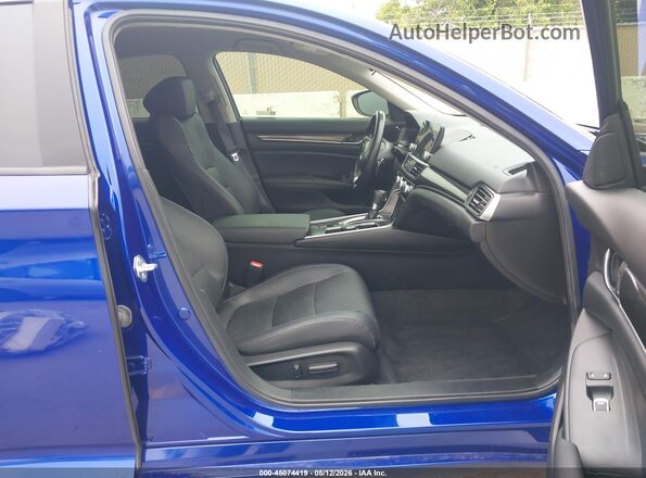 1HGCV1F45MA075289 2021 HONDA ACCORD Синий 