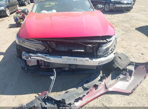 1HGCV1F45MA078709 2021 HONDA ACCORD Red Vista frontal