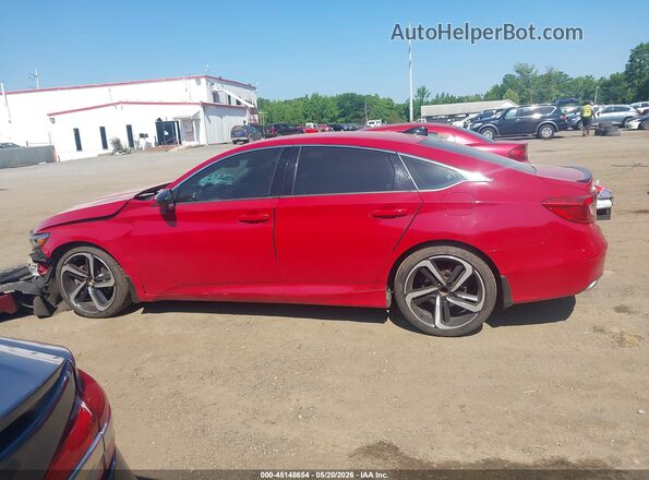 1HGCV1F45MA078709 2021 HONDA ACCORD Red 