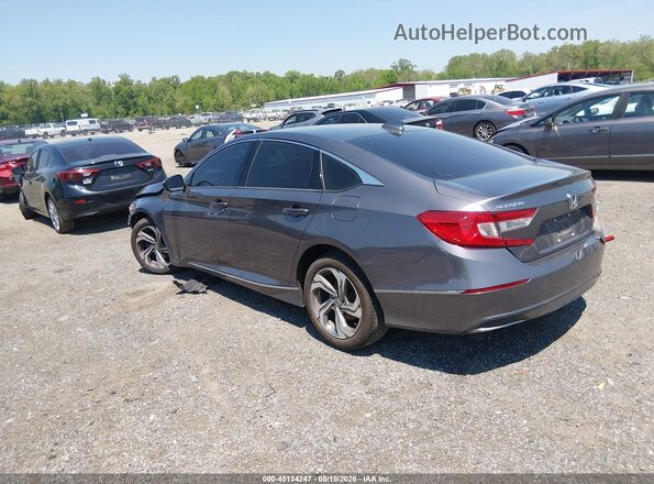 1HGCV1F46KA070972 2019 HONDA ACCORD Gray Задня ліва чверть