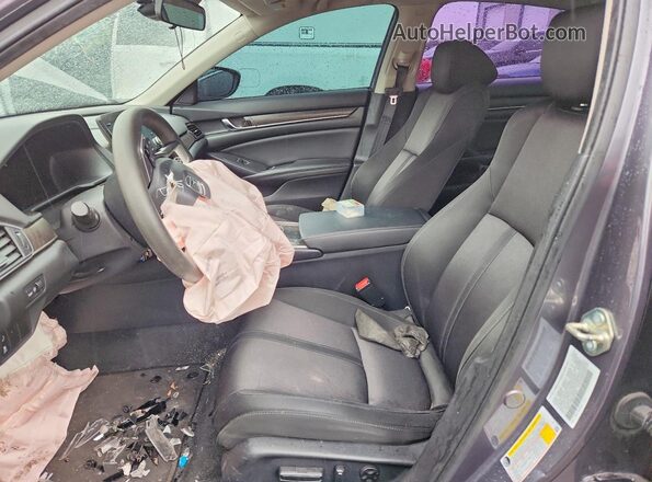1HGCV1F46LA014550 2020 HONDA ACCORD Серый Вид салона спереди
