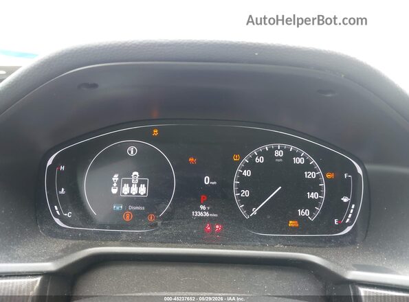 1HGCV1F46MA049865 2021 HONDA ACCORD Blue Widok tylnych siedzeń