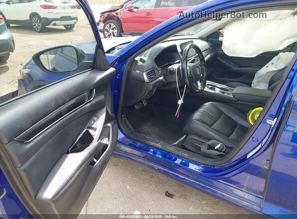 1HGCV1F46MA049865 2021 HONDA ACCORD Blue Widok wnętrza z przodu