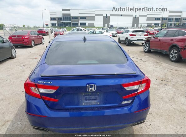 1HGCV1F46MA049865 2021 HONDA ACCORD Blue 